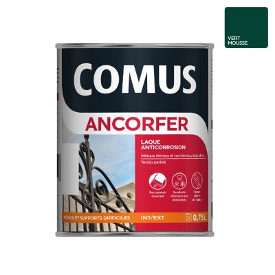 ANCORFER Peinture laque anticorrosion pour métaux et supports difficiles - COMUS