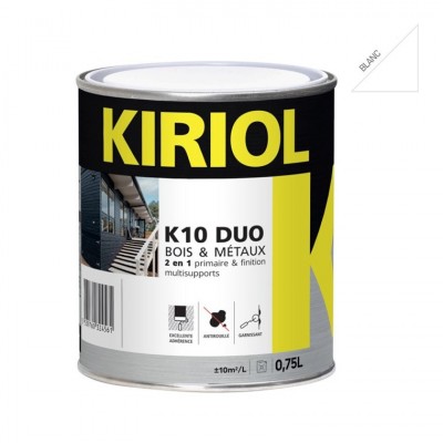 K10 Peinture multi-supports 2 en 1 (primaire et finition) - KIRIOL
