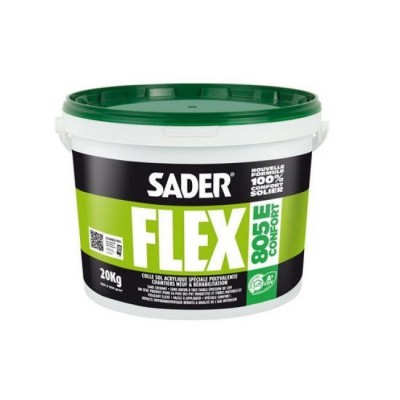 SADERFLEX COLLE 805E Colle sol acrylique polyvalente spéciale chantiers - BOSTIK