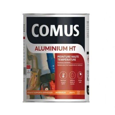 ALUMINIUM HT Peinture métalisée pour tuyaux et radiateurs - COMUS