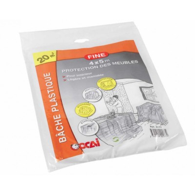 BÂCHE PROTECTION 4X5M FINE - OCAI