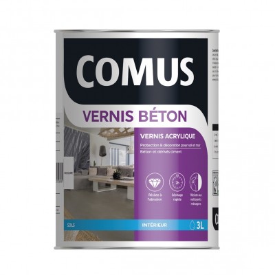VERNIS BÉTON Vernis polyuréthane acrylique - COMUS