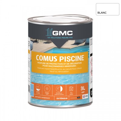 COMUS PISCINE Peinture de décoration et de rénovation au caoutchouc chloré