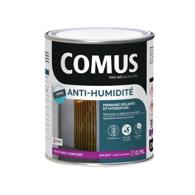 ANTI-HUMIDITÉ  Primaire et finition hydrofuge pour fonds humides - COMUS