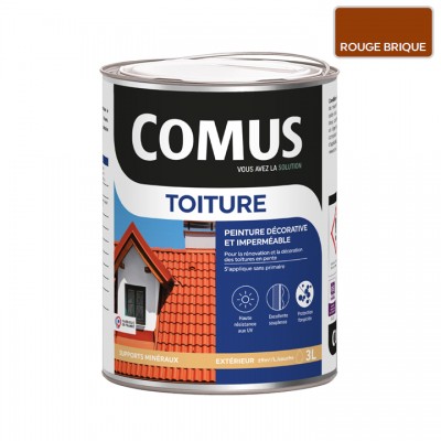 TOITURE Peinture décorative imperméable pour toitures - COMUS