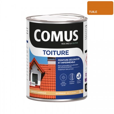 TOITURE Peinture décorative imperméable pour toitures - COMUS