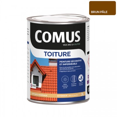 TOITURE Peinture décorative imperméable pour toitures - COMUS