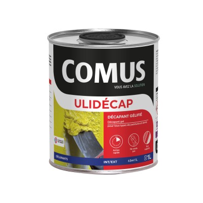 ULIDÉCAP Décapant gel à action rapide (5 à 20min) tous types de peintures et vernis - COMUS