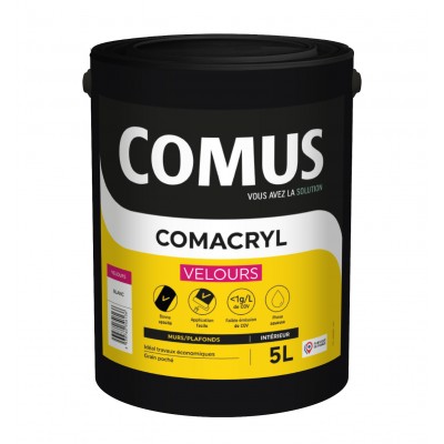 COMACRYL VELOURS Peinture en phase aqueuse finition C - COMUS