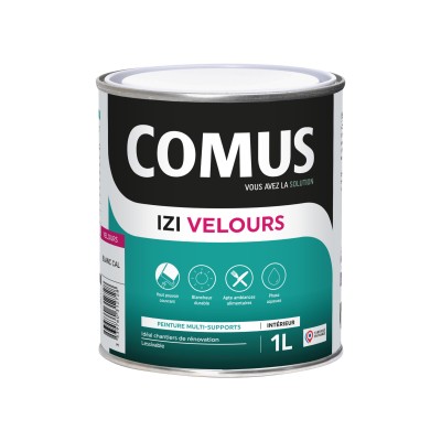IZI'VELOURS Peinture en phase aqueuse finition B - COMUS