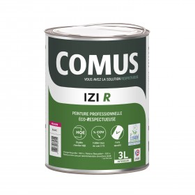 IZI R VELOURS Peinture en phase aqueuse éco-respectueuse à base de 50% de matières recyclées - COMUS