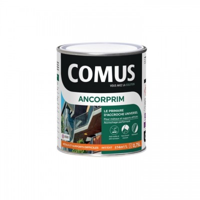 ANCORPRIM 2023 formule améliorée - Primaire d’accrochage universel pour métaux ferreux et supports difficiles - COMUS
