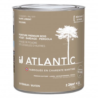 PEINTURE BOIS EXTERIEURS 2L - ATLANTIC