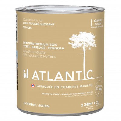 PEINTURE BOIS EXTERIEURS 2L - ATLANTIC