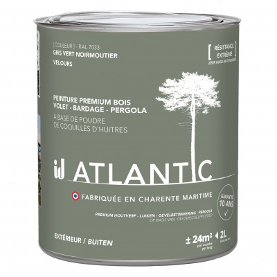 PEINTURE BOIS EXTERIEURS 2L - ATLANTIC