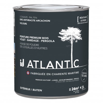 PEINTURE BOIS EXTERIEURS 2L - ATLANTIC