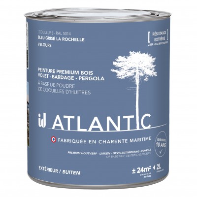 PEINTURE BOIS EXTERIEURS 2L - ATLANTIC