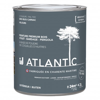 PEINTURE BOIS EXTERIEURS 2L - ATLANTIC