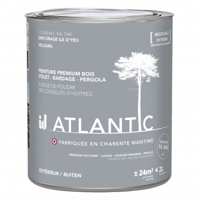 PEINTURE BOIS EXTERIEURS 2L - ATLANTIC
