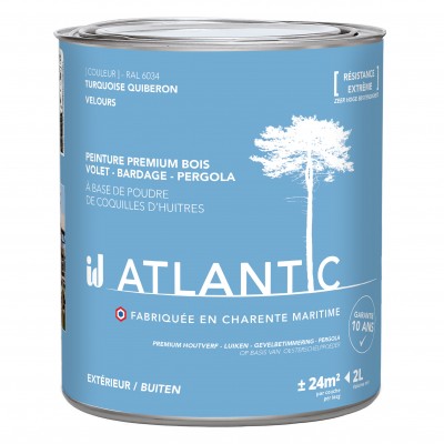 PEINTURE BOIS EXTERIEURS 2L - ATLANTIC