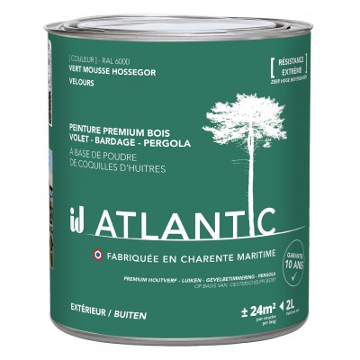 PEINTURE BOIS EXTERIEURS 2L - ATLANTIC