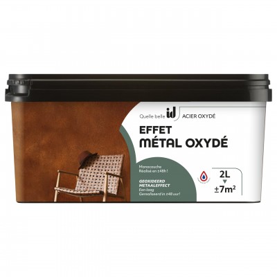 ENDUIT ACIER OXYDÉ pour effet rouillé - ID Paris