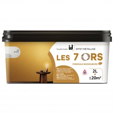 PEINTURE EFFET METALLISÉ LES 7 ORS - ID PARIS