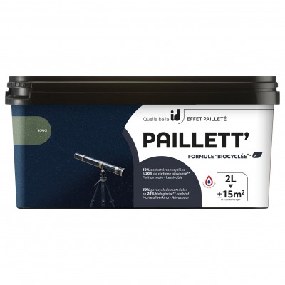 PAILLETT Peinture de finition mate paillettée - ID Paris