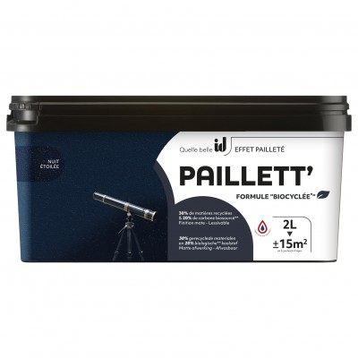 PAILLETT Peinture de finition mate paillettée - ID Paris