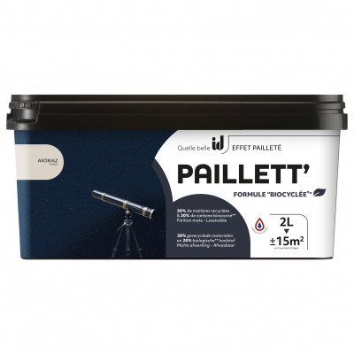 PAILLETT Peinture de finition mate paillettée - ID Paris