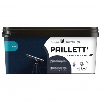 PAILLETT Peinture de finition mate paillettée - ID Paris