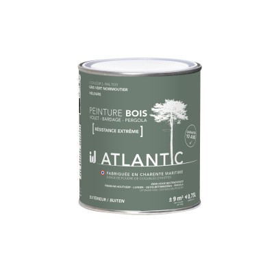 PEINTURE BOIS EXTERIEURS 750ML - ATLANTIC