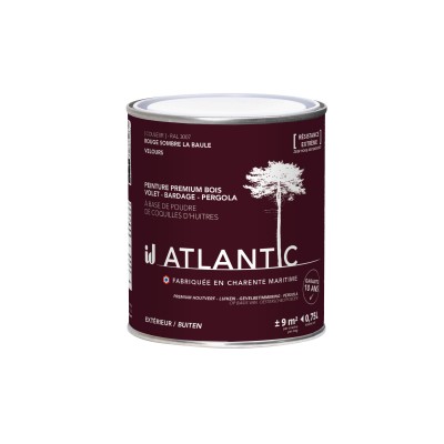 PEINTURE BOIS EXTERIEURS 750ML - ATLANTIC