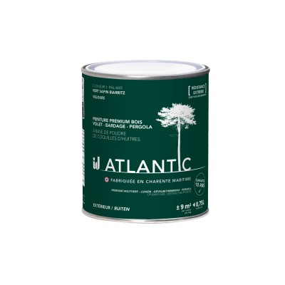 PEINTURE BOIS EXTERIEURS 750ML - ATLANTIC