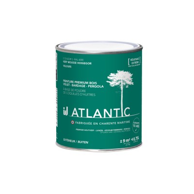 PEINTURE BOIS EXTERIEURS 750ML - ATLANTIC