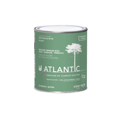 PEINTURE BOIS EXTERIEURS 750ML - ATLANTIC