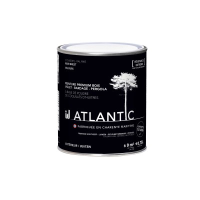 PEINTURE BOIS EXTERIEURS 750ML - ATLANTIC