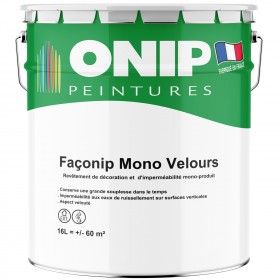 PEINTURE FAÇADE FAÇONIP MONO VELOURS16L - ONIP