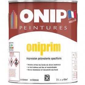 PEINTURE ONIPRIM IMPRESSION POLYVALENTE OPACIFIANTE - ONIP