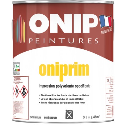PEINTURE ONIPRIM IMPRESSION POLYVALENTE OPACIFIANTE - ONIP