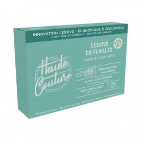Lessive en feuilles - Haute couture
