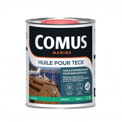 HUILE POUR TECK Huile d'imprégnation pour bois exotiques - COMUS