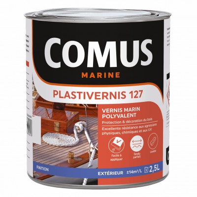PLASTIVERNIS 127 Vernis marin alkyde-uréthane polyvalent - COMUS