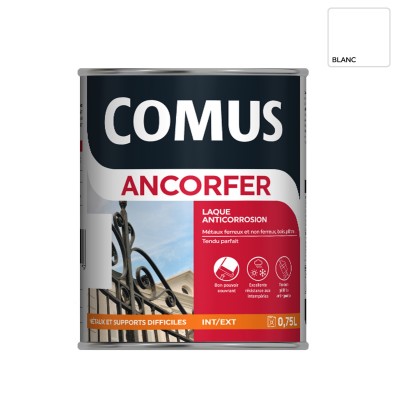 ANCORFER Peinture laque anticorrosion pour métaux et supports difficiles - COMUS